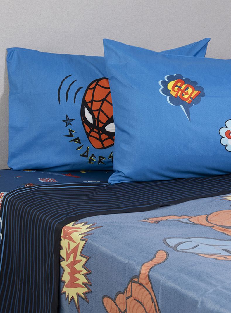 Juego de Sábanas 2 Plazas Spiderman Comic