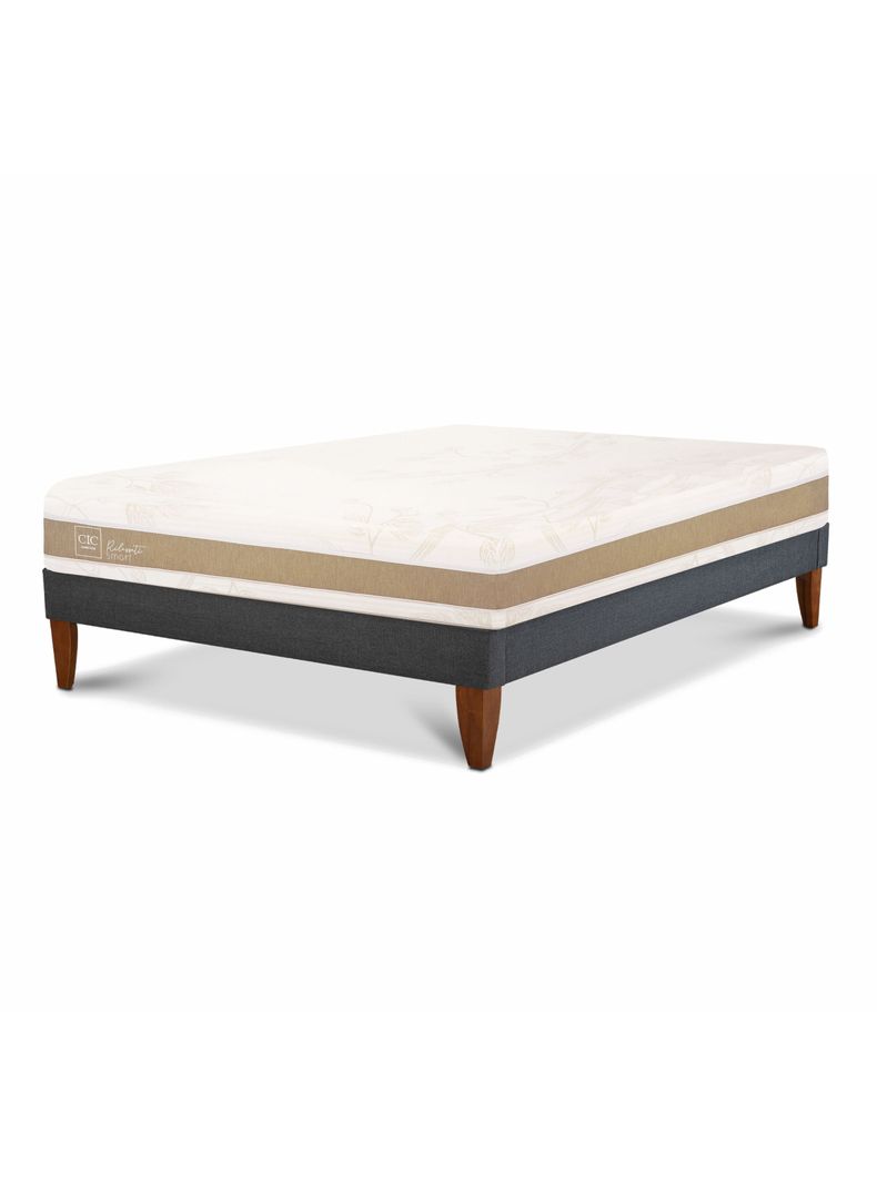 Cama Europea Box Rilassati Smart 2 Plazas Base Normal