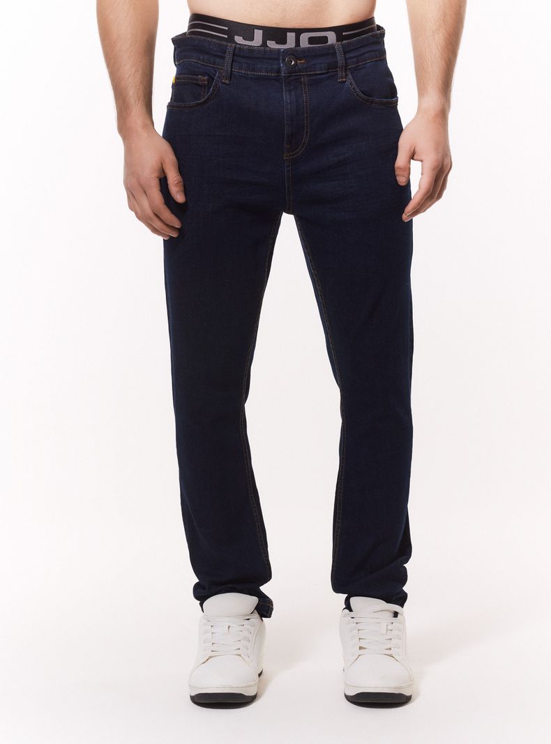 Jeans Básico Color Oscuro Skinny Fit