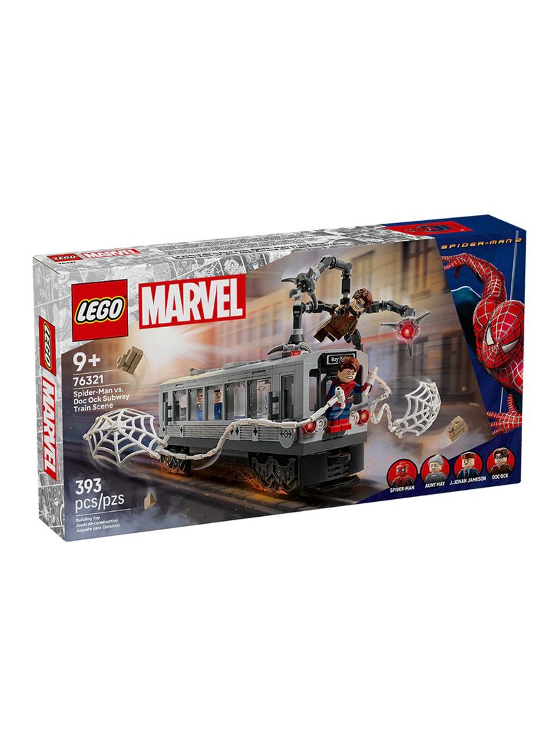 Lego Spider-Man Vs Doc Ock: Escena del Tren Subterráneo