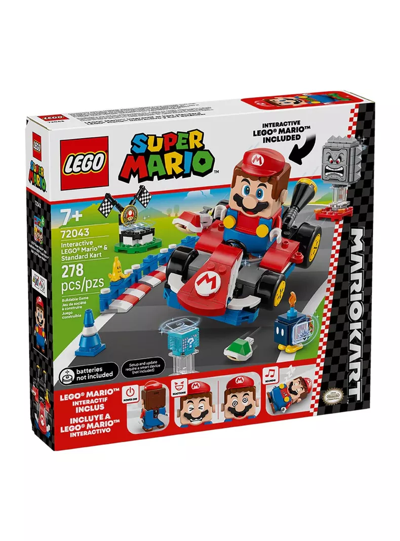 Lego Mario Kart: Mario Interactivo y Kart Estándar