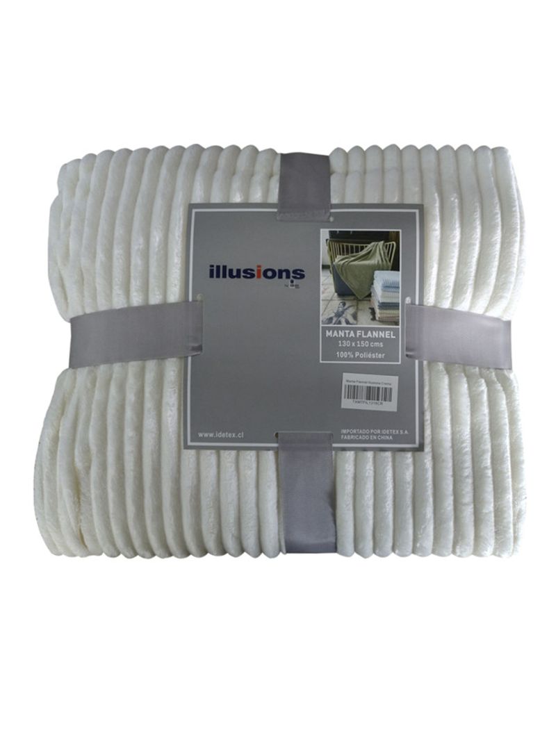 Manta Flannel Crema 130x150
