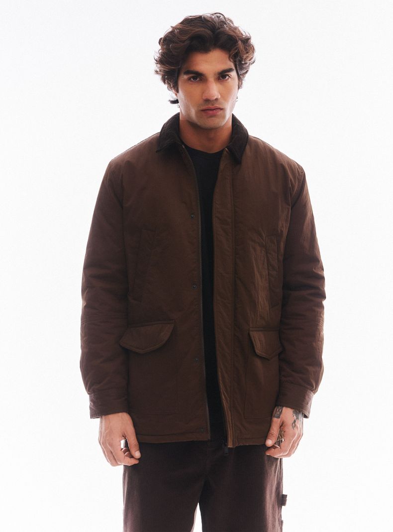 Parka Cuello Cotelé