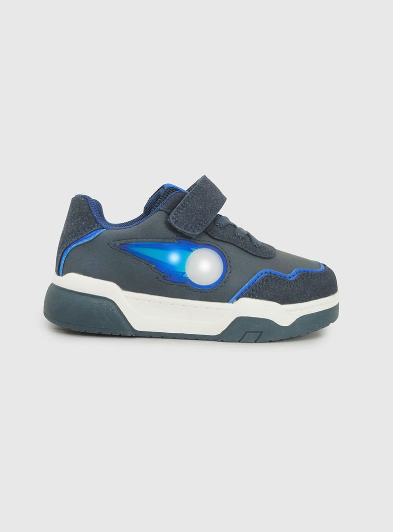 Zapatilla Urbana de Luces de Cordón Niño T.21 a T.27