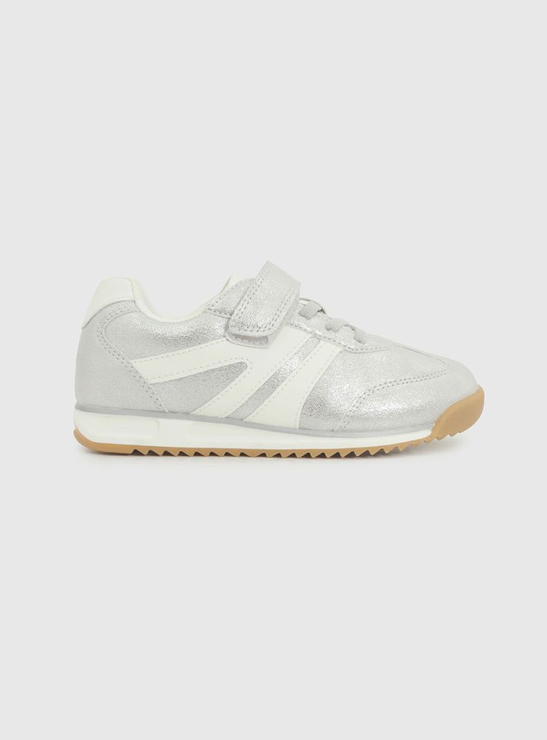 Zapatilla Urbana Plateada Lifestyle Niña T.28 a T.33