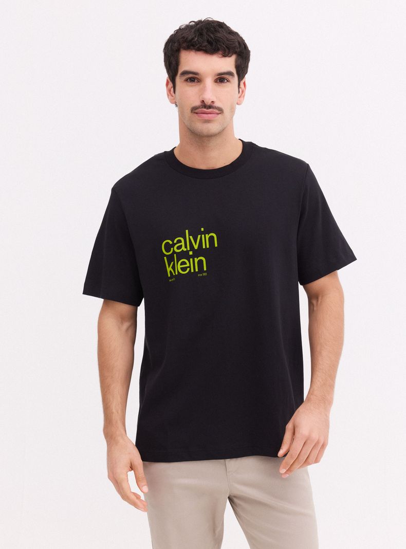 Polera Print Espalda Neon