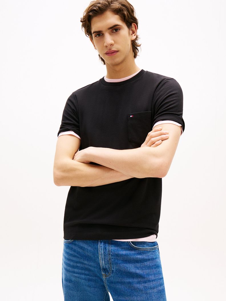 Polera Casual Bolsillo Frontal TH
