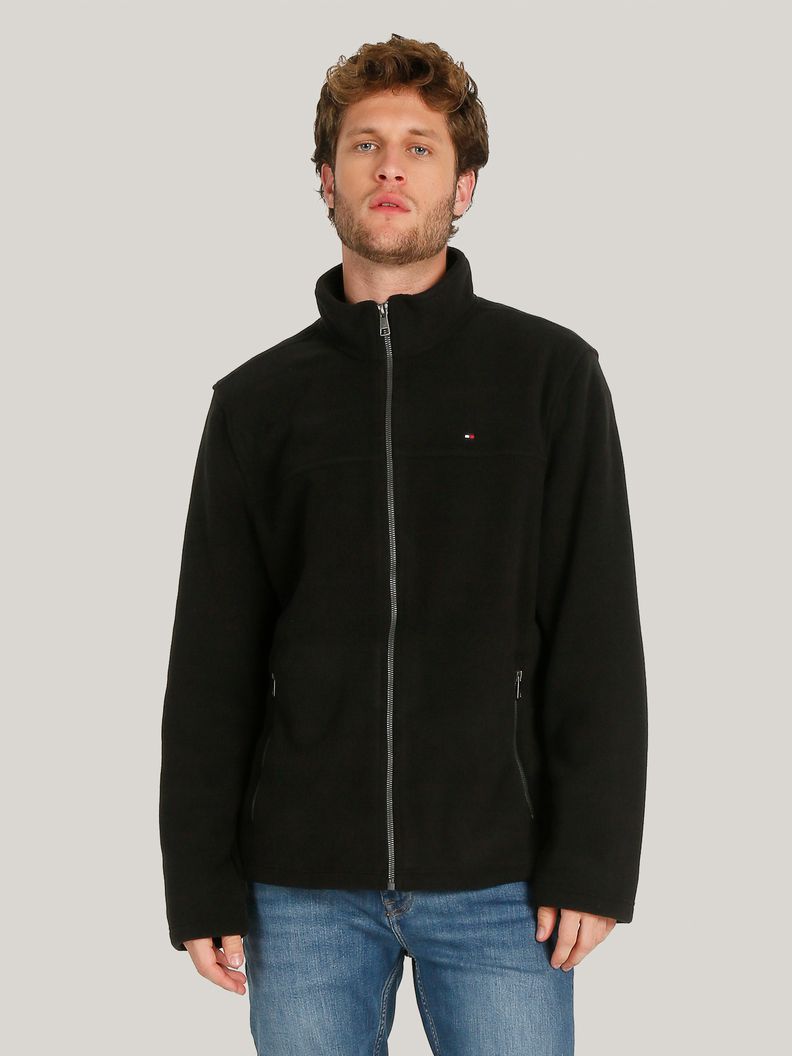 Polar Fullzip Liso Negro S