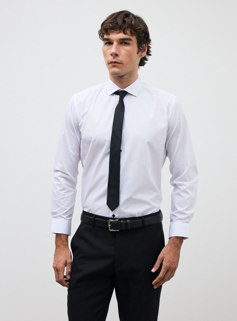 Camisa Slim Fit Blanca