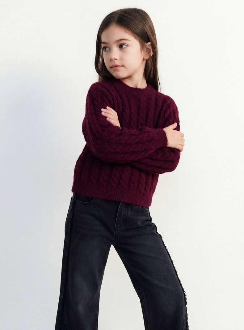 Sweater Tejido Trenzado Color