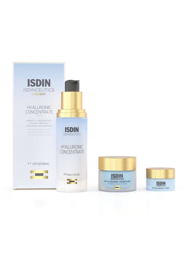Set Isdinceutics Hyaluronic Concentrate 30 ml + Esenciales Hidratación