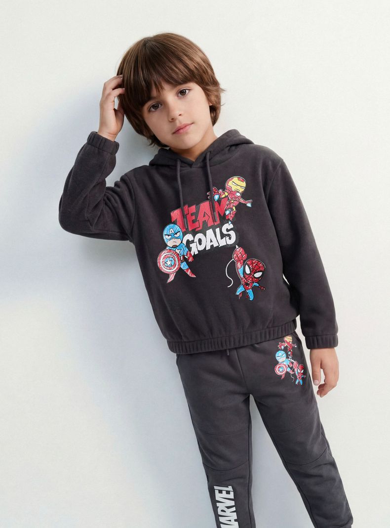 Polerón Polar Estampado Personajes Avengers