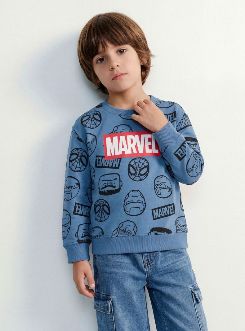 Polerón Full Estampado Personajes Avengers Algodón
