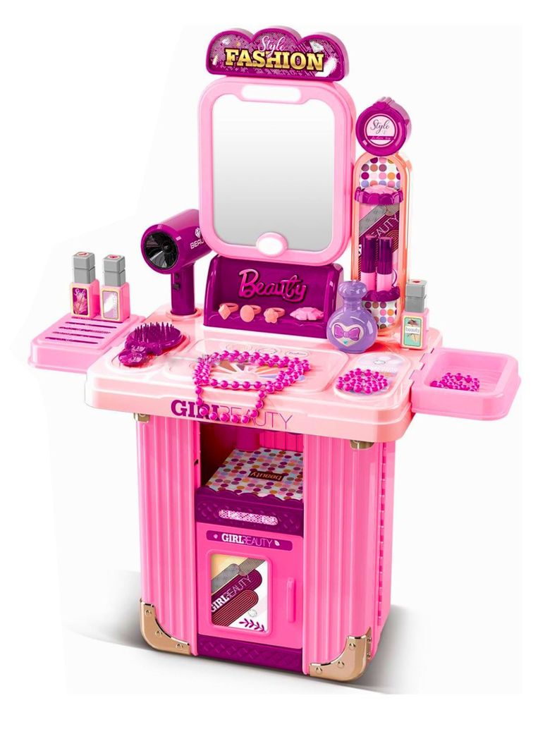 Set de Belleza Juego Maleta Tocador Rosado