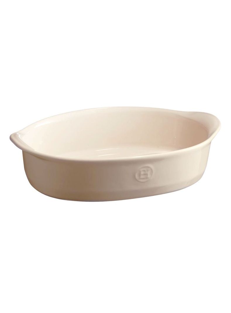 Ultime Fuente Horno Oval Crudo Cerámica 27x17.5 cm