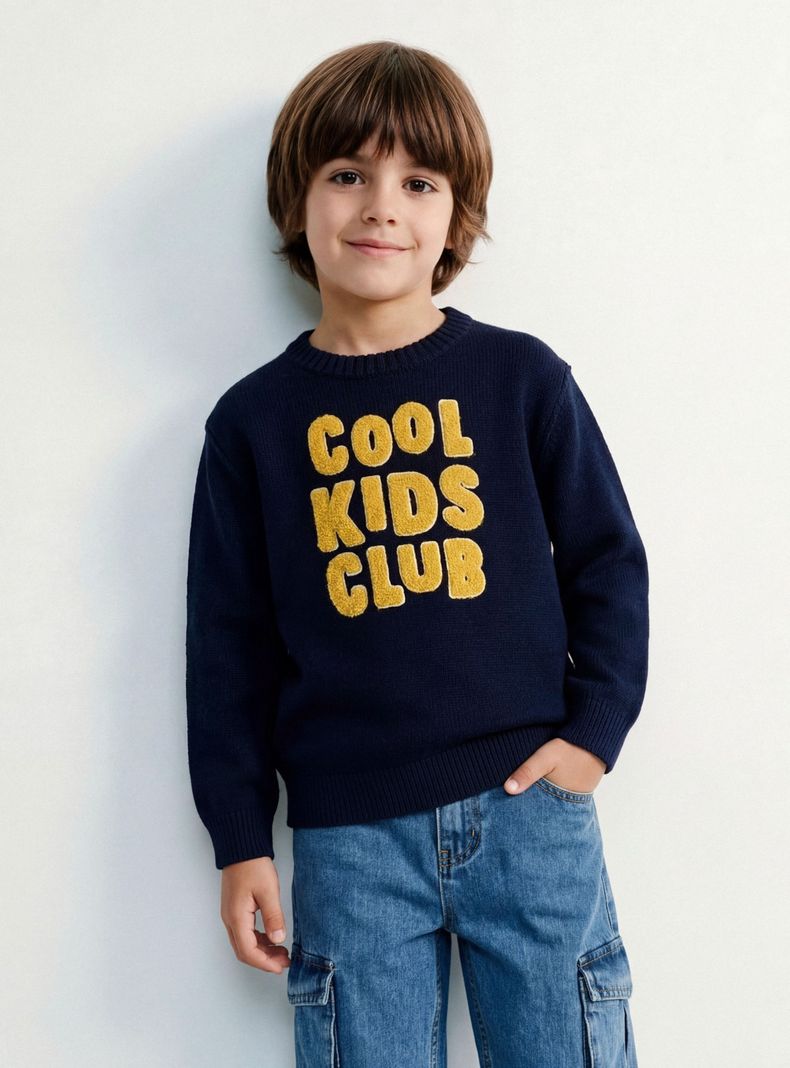 Sweater Aplicación Texto