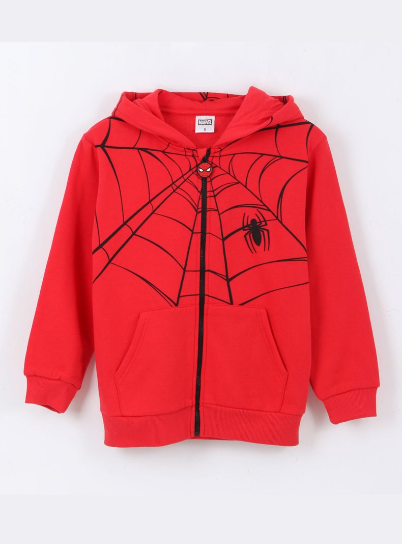 Polerón con Gorro Telaraña Marvel Niño