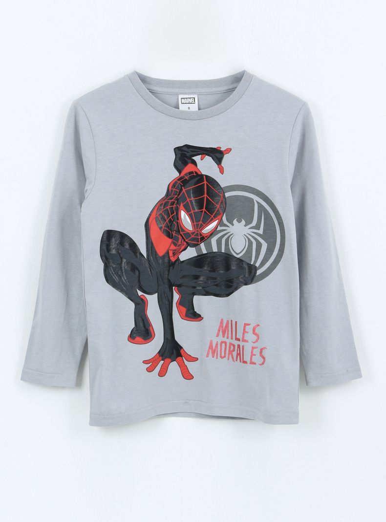 Polera Estampado Miles Morales Marvel