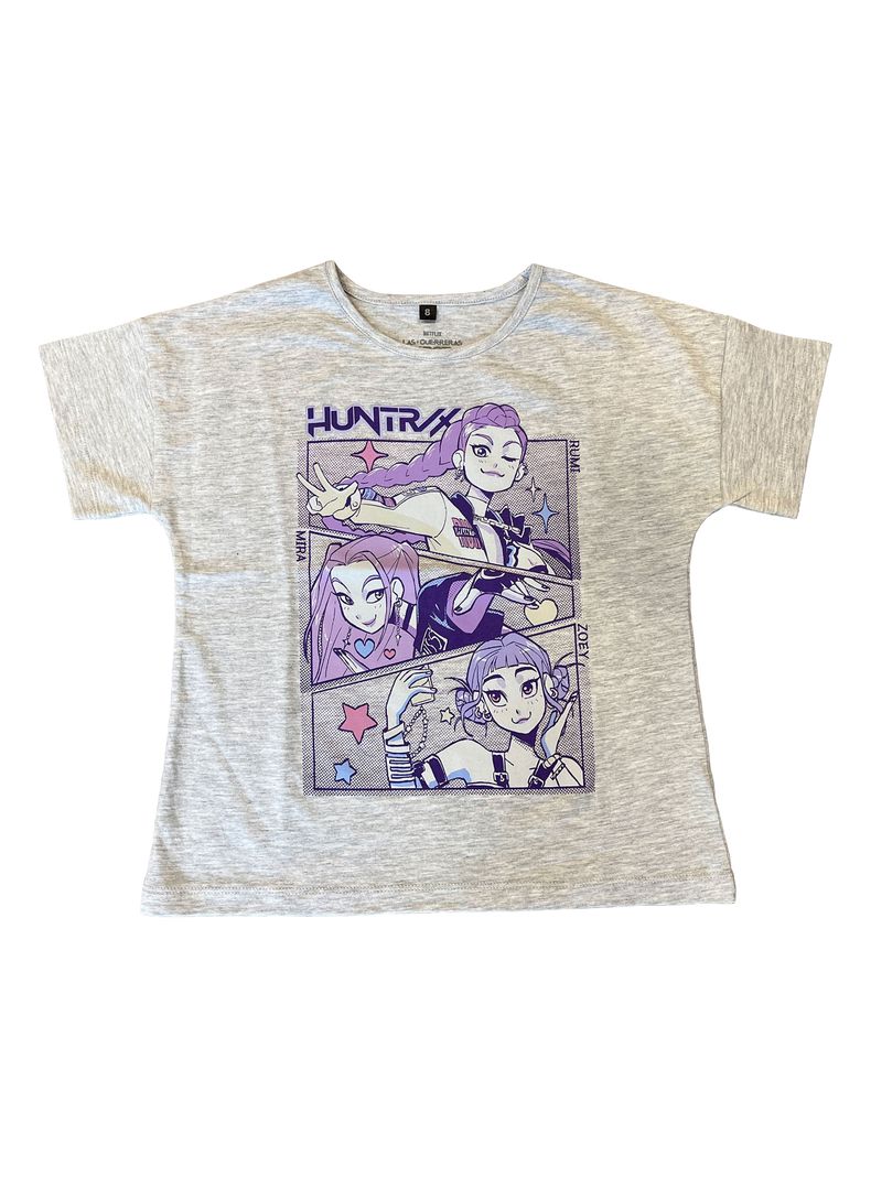 Polera Personajes Demon Hunters Niña