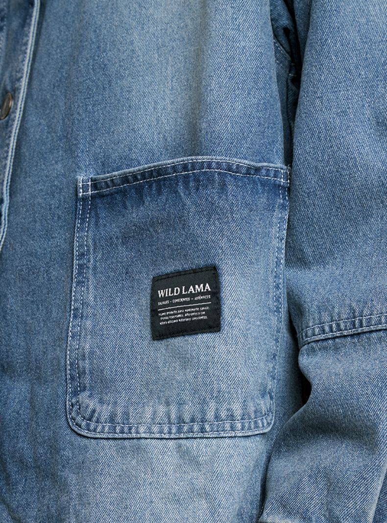 Chaqueta Adina Orgánica Denim Wild Lama | Paris.cl