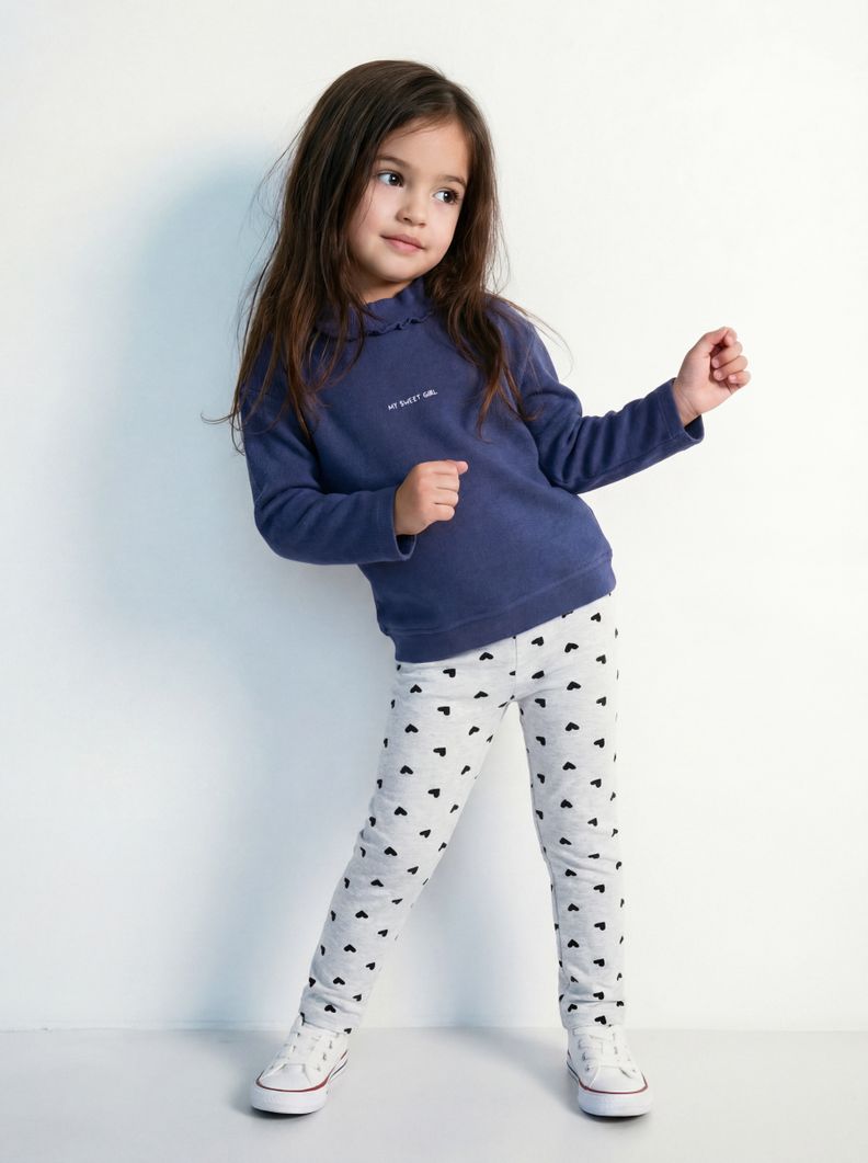 TRIBU CALZA FORRRADA CON VELOUR Y ESTAMPADO