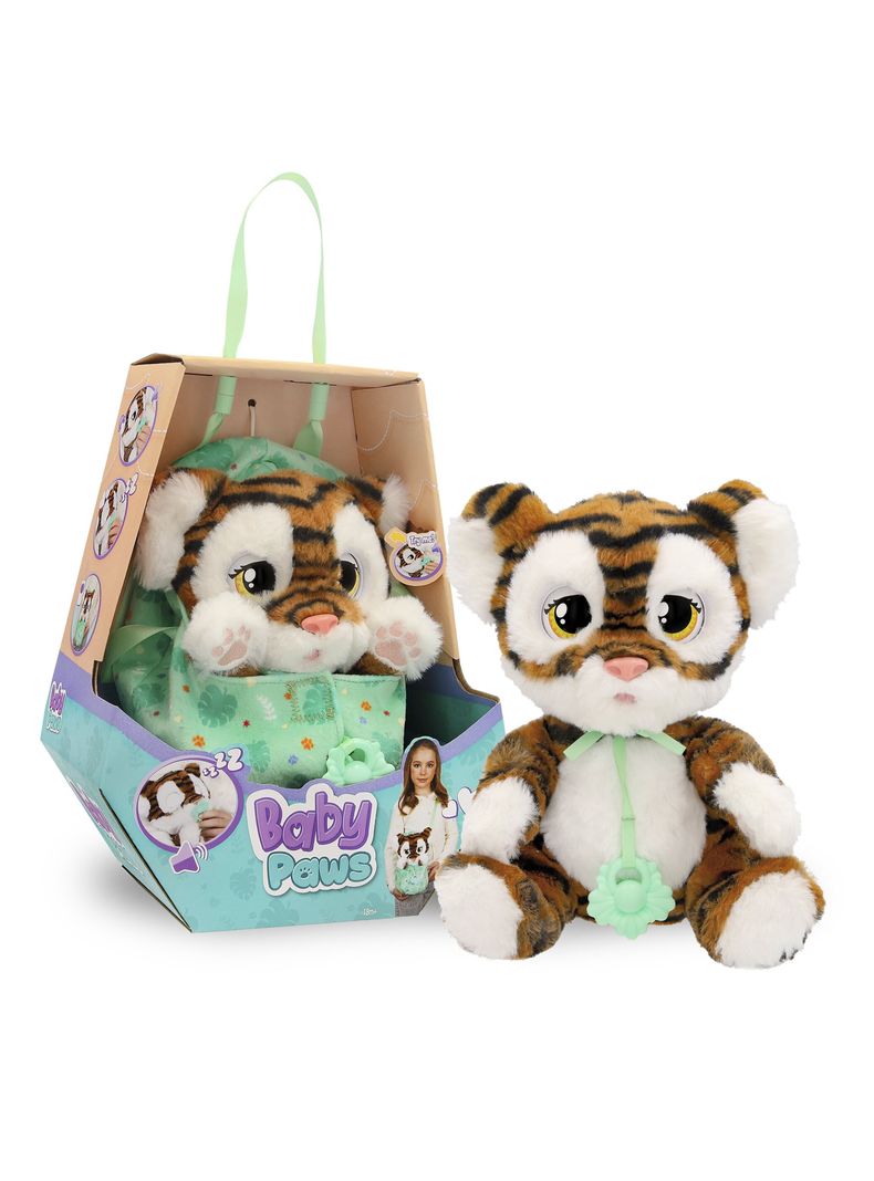 Peluche Baby Paws Tigre Interactivo