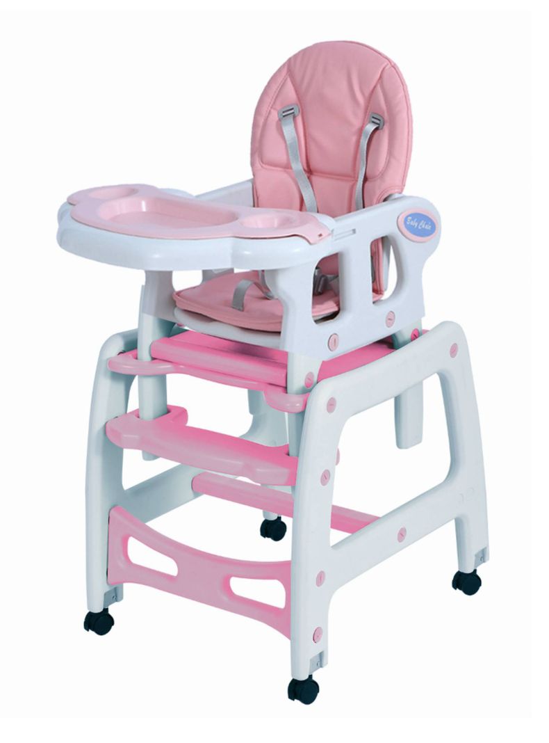 KIDSCOOL SILLA DE COMER NEW 3 FUNCIONES ROSA CLARO