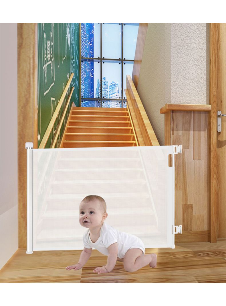 Reja Infantil Retractil 140 cm Blanca-5