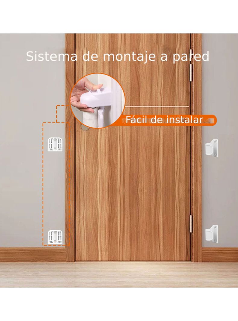 Reja Infantil Retractil 140 cm Blanca-3