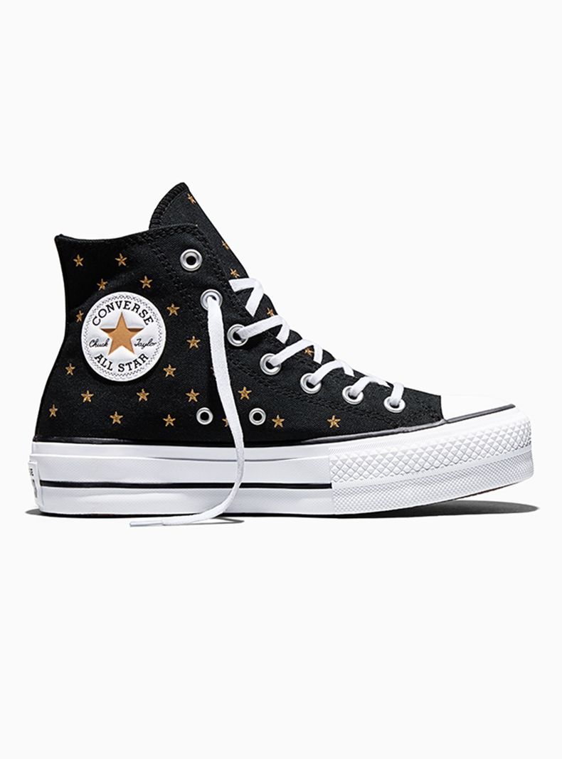 Zapatilla Urbana Chuck Black Taylor All Star Lift Unisex Negro 36