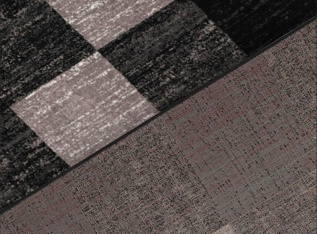 Alfombra 150 x 200 cm Idetex Frize Carved D4 Negro-1