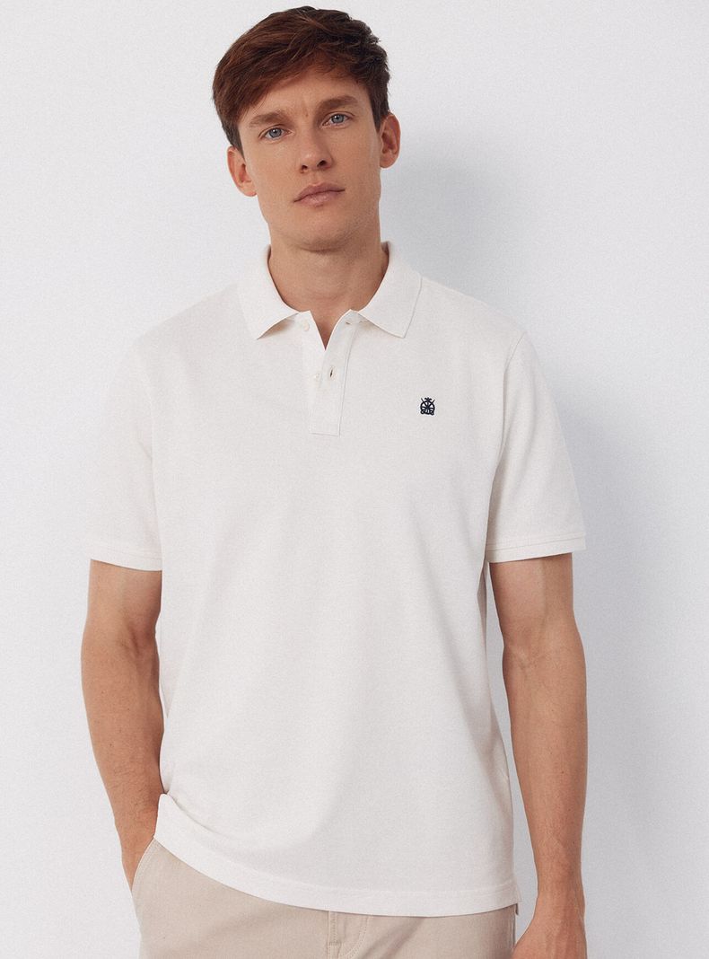 Polo Básico Piqué Logo Bordado