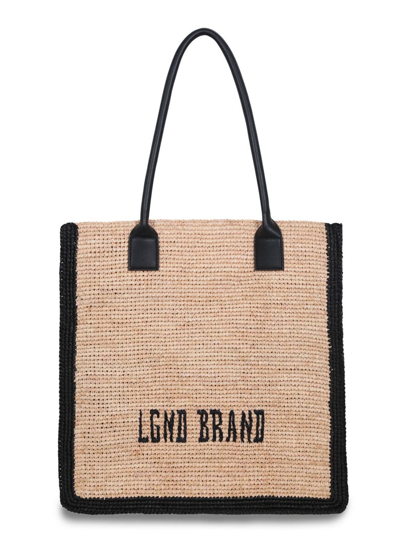 Bolso de Playa Raffia Brand Tote Bag
