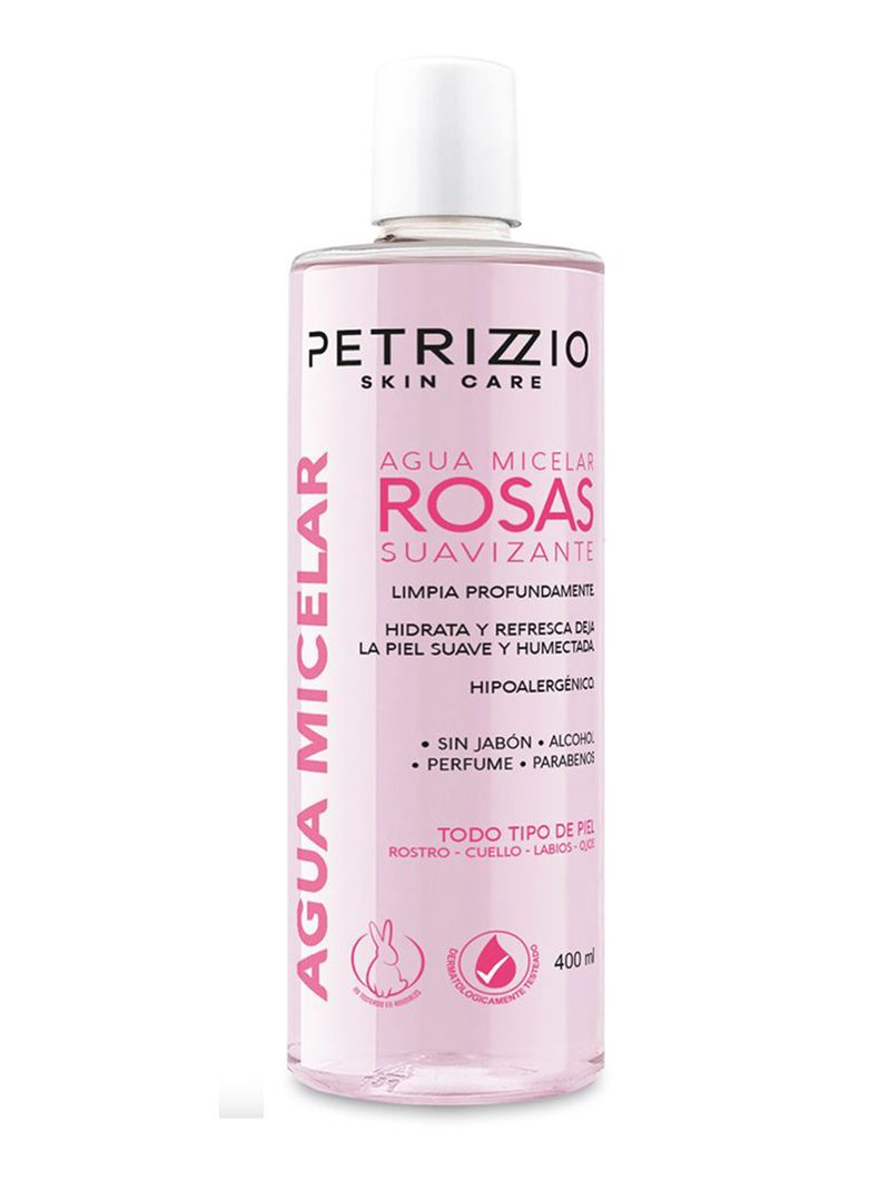 Agua Micelar con Agua de Rosas 400 ml