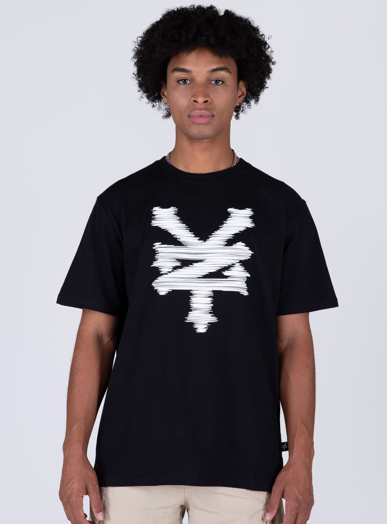 Polera Manga Corta Hatched