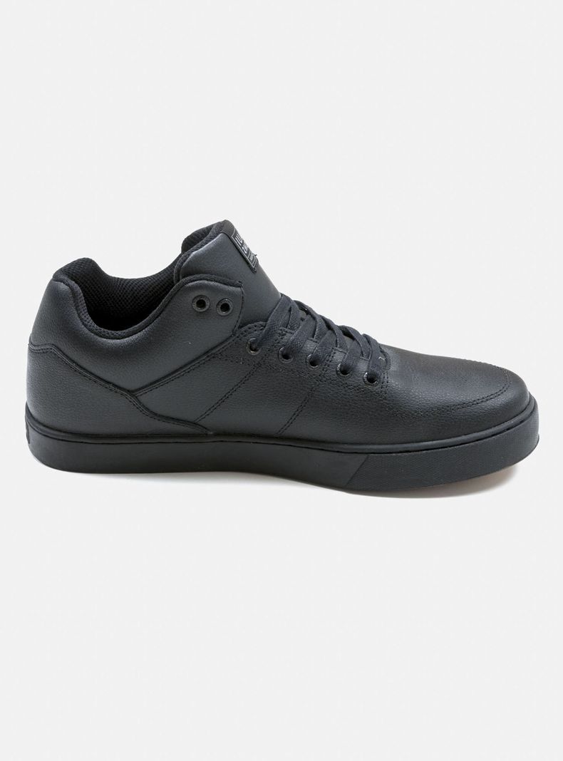 Zapato Escolar Logo Acordonado Cuero Hombre