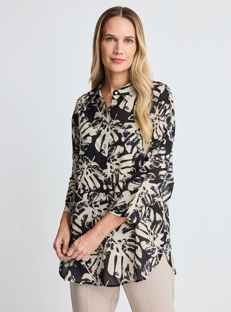 Blusa Cuello Camisero