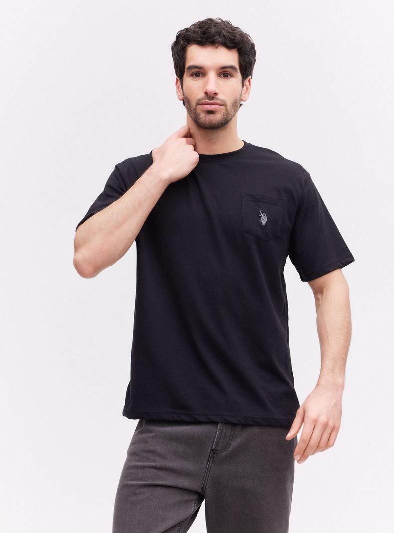 Polera Cuello Redondo con Bolsillo