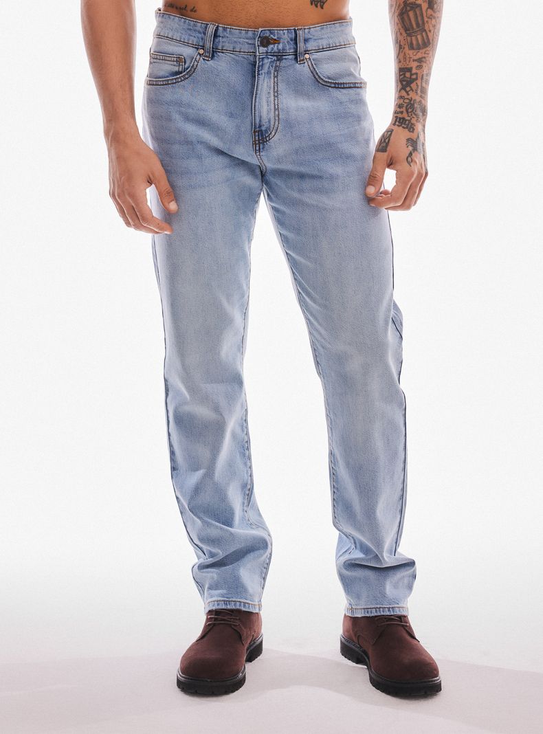 FOSTER JEANS RECTO LAVADO