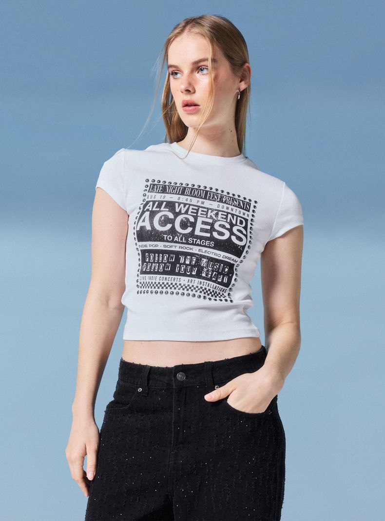 Polera Estampado Frontal Access