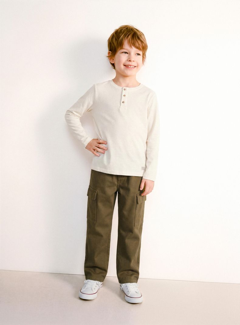 Pantalón Pull On Bolsillos Cargo