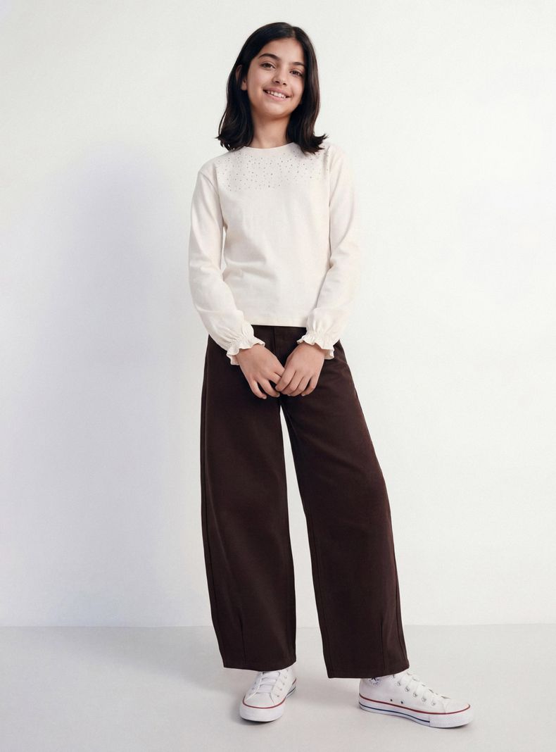 Pantalón Ballon con Bolsillos
