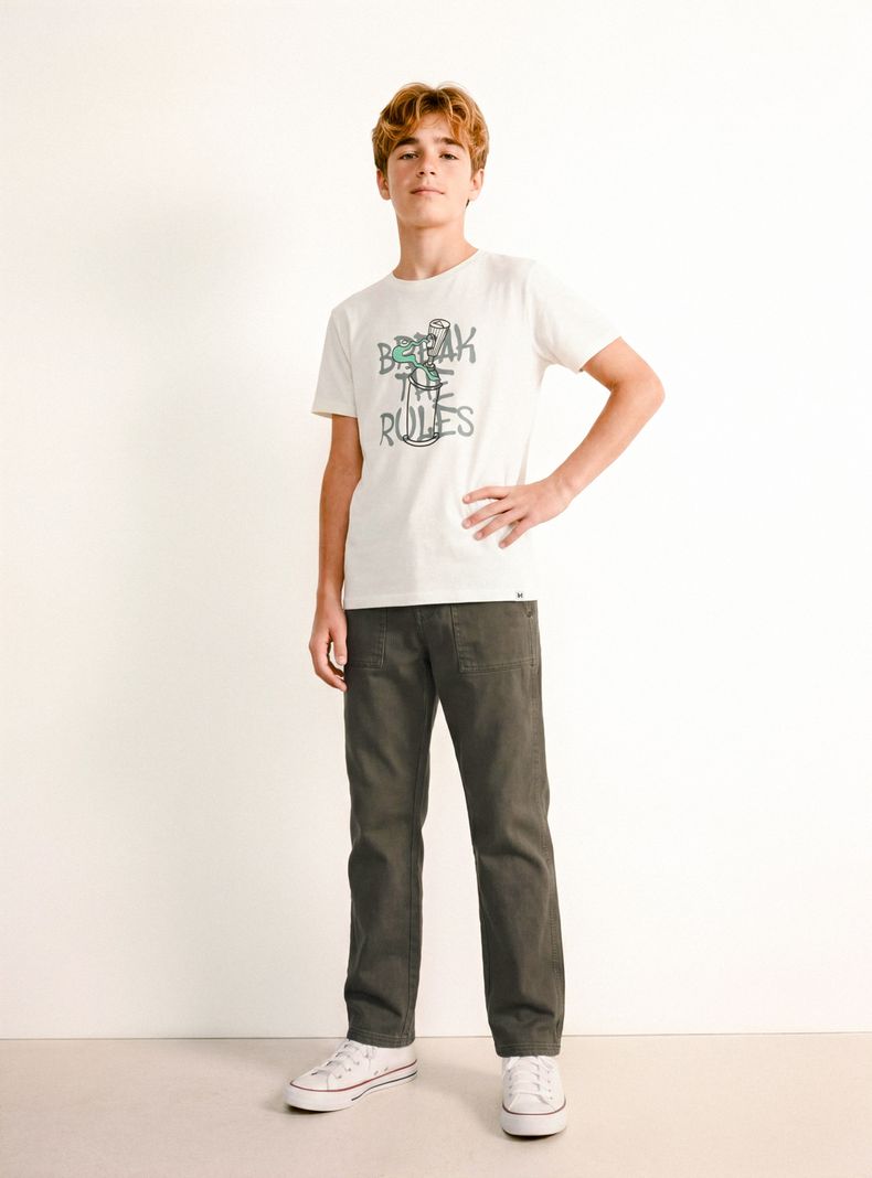 Pantalón Carpintero Color Niño