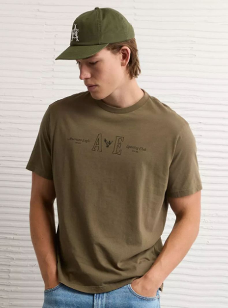 Polera AE Gráfico de Logotipo