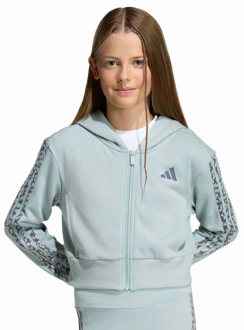 Polerón Print Mangas Full Zipper Infantil