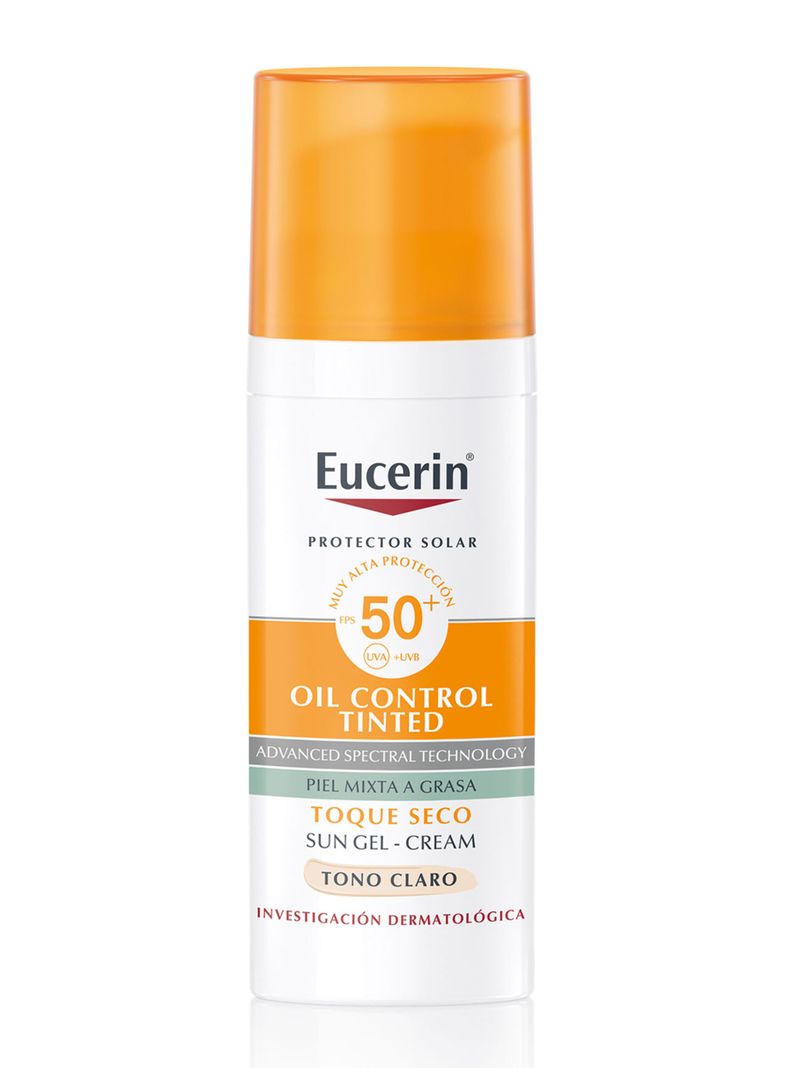 Protector Solar Oil Control Tono Claro Facial FPS50+ 50ml