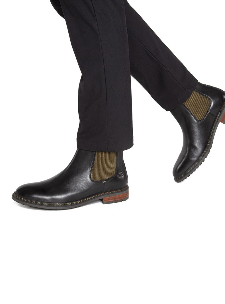 Botín Toulose 35604 Cuero Negro Hombre