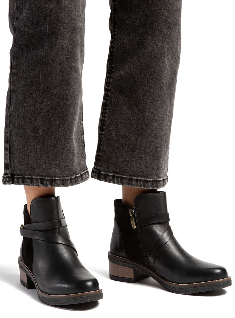 Botin Mika- 660916 Cuero Mujer