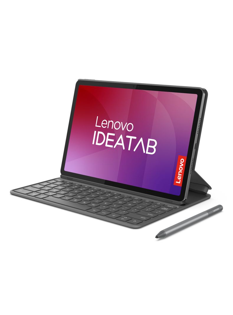 Tablet IdeaTab 8GB RAM 256GB SSD MediaTek D6300 11'' 2K 90Hz 5G Luna Grey + Teclado + Folio + Lápiz