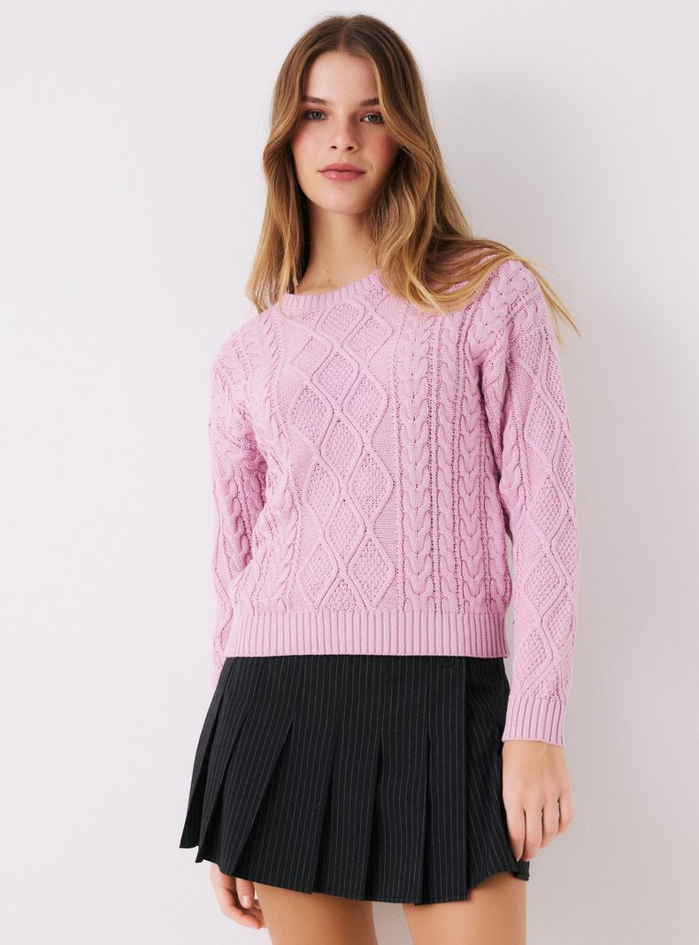 OPPOSITE SWEATER TRENZADO